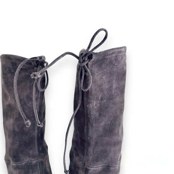 NWT Stuart Weitzman Lowland Suede Over the Knee, Grey, Size 10 NIB MSRP $950 - Picture 8 of 9